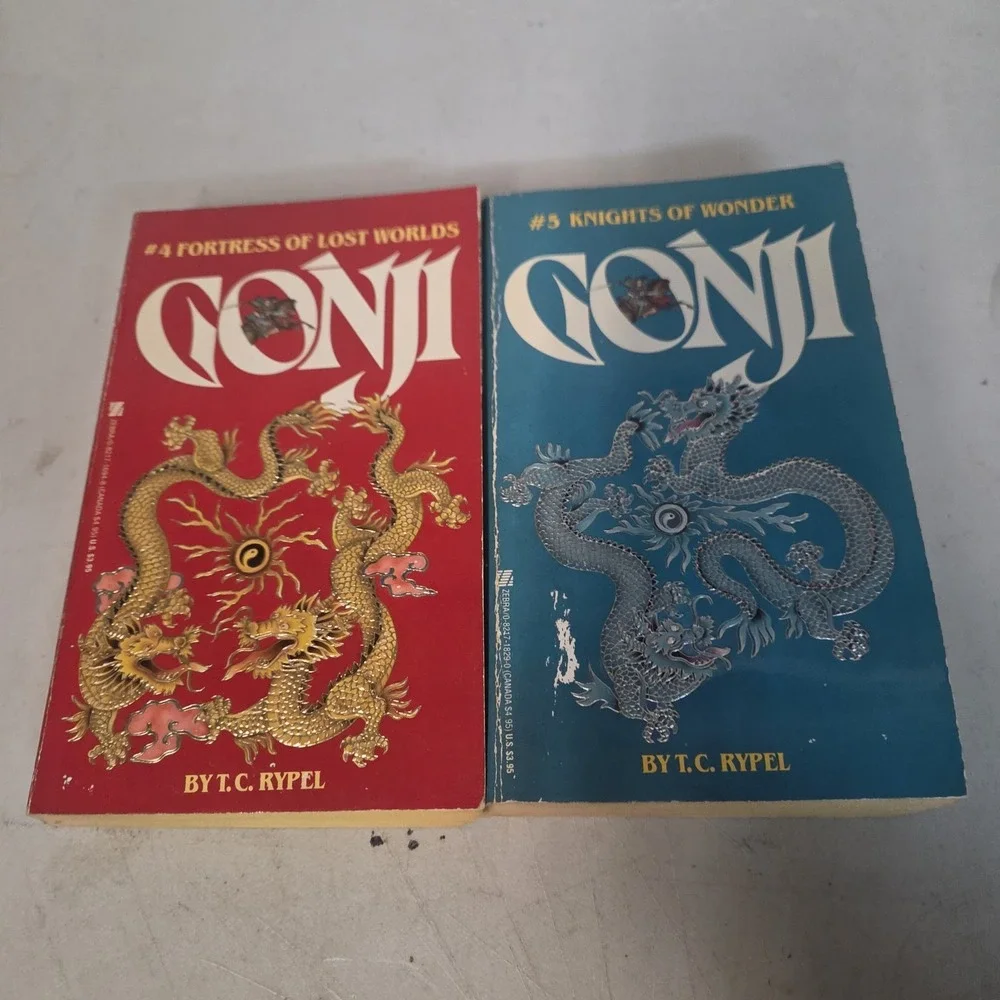 Gonji Books Lot T C Rypel Vol 4 & 5 Fortress Of Lost Worlds Knights Of Wonder